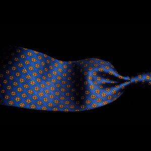 Jos A Bank - Blue Diamond 100% Silk Made In Italy Neck Tie 3.7"W x 60"L